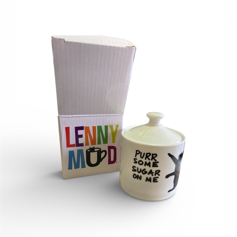 Lenny Mud Unique Cat Sugar Bowl